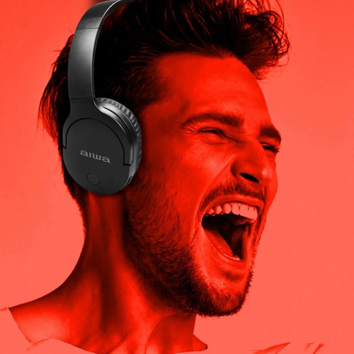 Audífonos Bluetooth Aiwa On-ear Micrófono Aux Aw-k11b