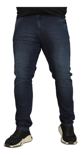 Calça Jeans Masculina Plus Size Slim Tamanho Especial Grande