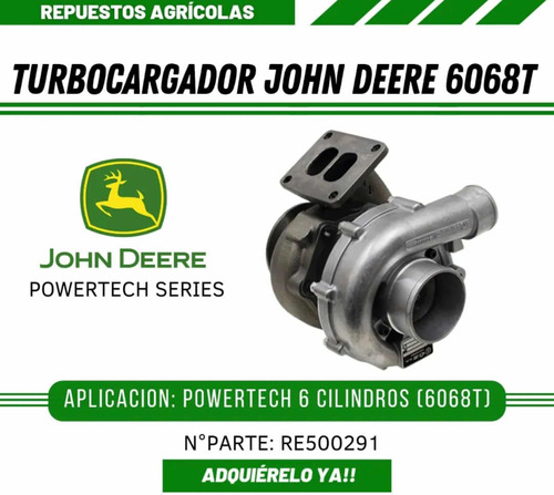 Turbo Para Motor John Deere Powertech 6068