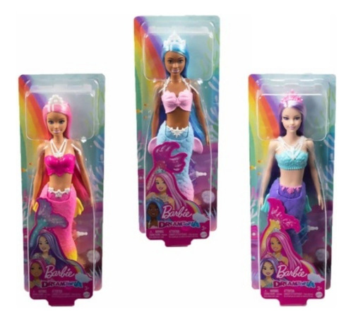 Muñeca Barbie Sirenas Ocean Surtidas 