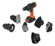 Comprar Taladro Matrix Kit 6 En 1 20v Black&decker + Reloj Color Naranja Frecuencia 50