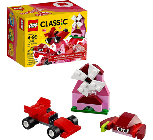 Kit De Construcción De Caja Creativa Roja Clásica Lego