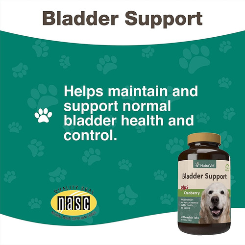 Naturvet  Bladder Support For Dogs  Plus Cranberry  Supports