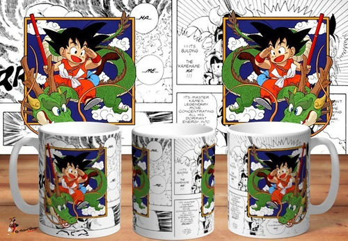 Taza - Tazón De Ceramica Dragon Ball Goku Boy Art