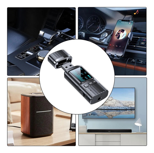 Receptor Digital Bluetooth Transmisor De Audio 2 En 1