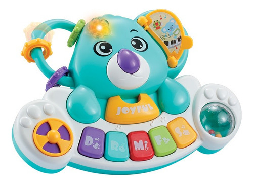 Baby Coala Musical Com Atividades Infantil - Sapico Fgp003 Cor Azul