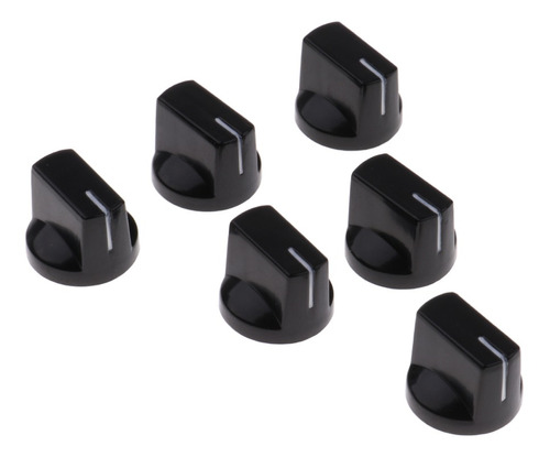 6 Pcs Potenciómetro Audio Para Potencias De Negro