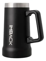 Comprar Jarra Vaso Termico Capacidad 750 Ml conserva bebidas 3 horas frio 1 hora calor Acero Inoxidable SS304 IMBACK Color Negro