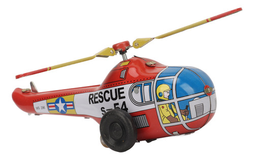 Helicóptero De Juguete Con Forma De Reloj, Metal, Hierro, Cu