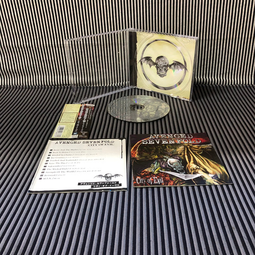 Avenged Sevenfold City Of Evil Cd Japonês Com Obi Estandar (Usado)