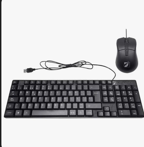 Kit Teclado Y Mouse Green Leaf