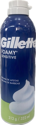 Espuma De Afeitar Gillette Foamy Sensitive 312g