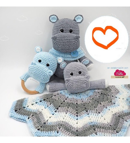 Pack Digital Patrones Amigurumi Mantas De Apego Crochet