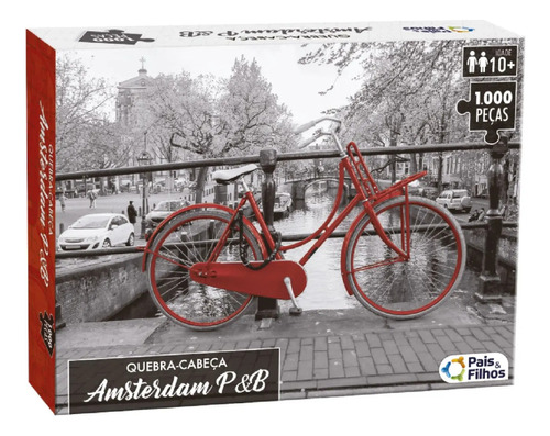 Juego Caja Puzzle 1000 Pcs Amsterdam Mundo Kanata 