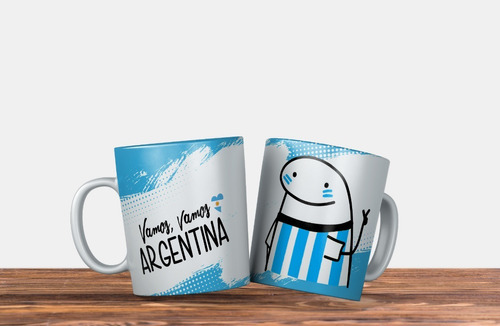 Tazas Flork Mundial Argentina   Por Mayor Pack X 25 Plastico