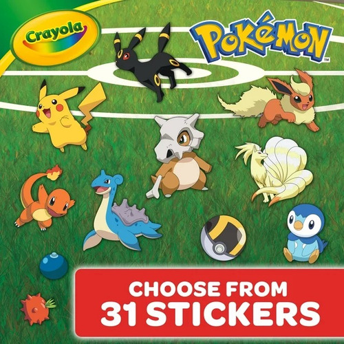 Crayola Pokémon Estuche Para Colorear Set De 75 Piezas