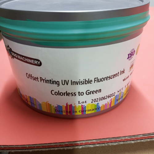 Offset Printing Uv Invisible Fluorescent Ink Colorless