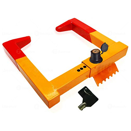 Zone Tech Security Wheel Clamp Chock Lock - Trailer Cla...