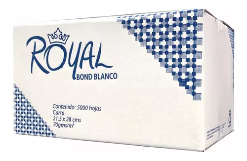 Caja De Hojas Blancas Para Impresora Lf72720