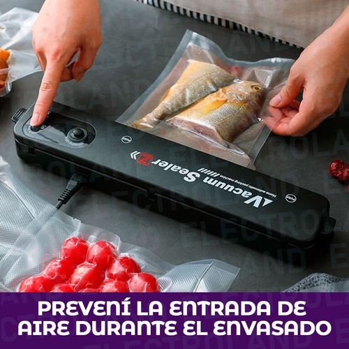 Maquina Selladora Envasadora Al Vacío Automática + 5 Bolsas