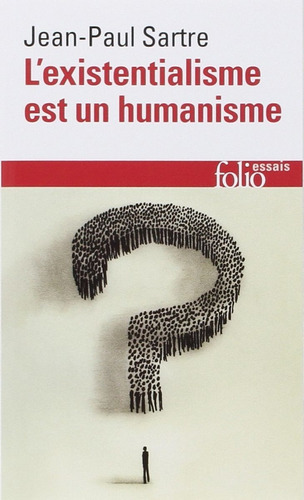 L Existentialisme Est Un Humanisme, De Jean-paul Sartre. Editorial Gallimard French, Edición 1 En Francés, 2017