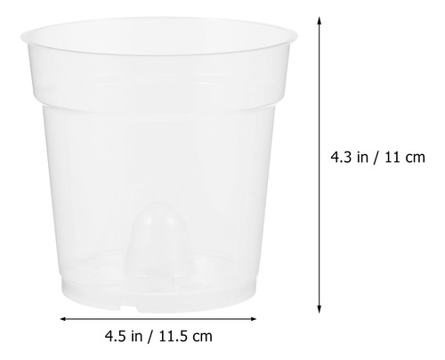 Vaso De Flores Com Raiz De Orquídea Phalaenopsis 5 Unidades