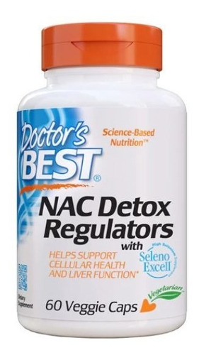 Nac Detox Regulators + Seleno 60 Caps Salud Celular