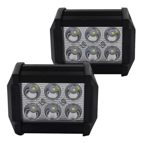 Par De Exploradoras 6 Led 12v Con Swith Para Moto/carro 