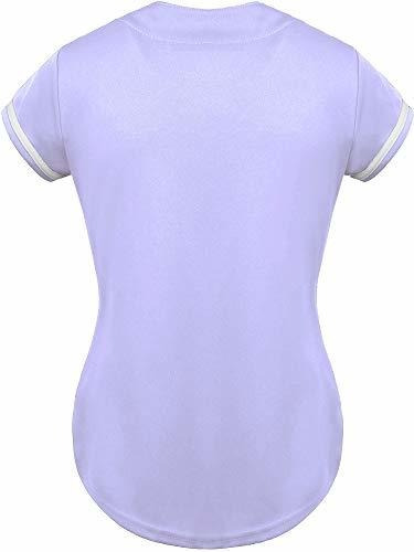Imagen 4 de 5 de Sombrero Y Más Allá Mujeres Botón De Béisbol Tee Short Sleev