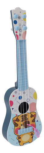 Instrumento De Ukelele De Dibujos Animados Musicales, Simula