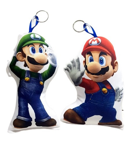10 Souvenir Llaveros Generico Compatible Super Mario