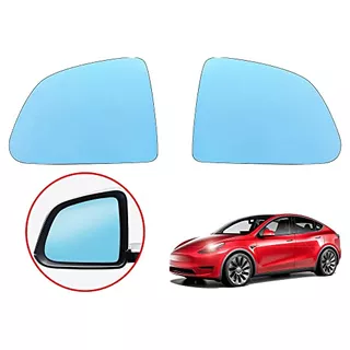 Espejo Lateral Tesla Model Y Lente Azul Panorámica Ant...