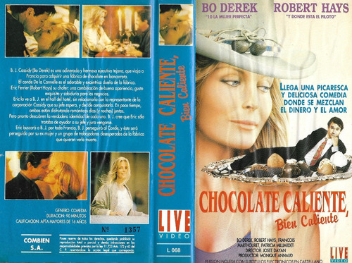 Hot Chocolate Vhs Bo Derek Robert Hays Vincent Cassel 1992