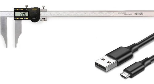 Calibrador Vernier Digital Abs 1000mm 40'' C/ Cable De Datos