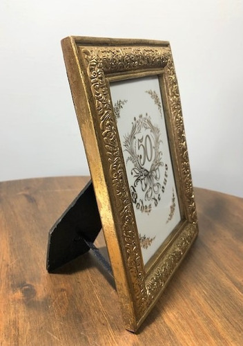 Imagem 2 de 4 de Quadro Balcão Para Bodas De Ouro