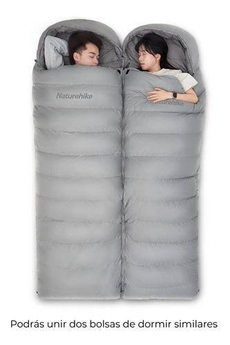 Imagen 6 de 9 de Sleeping Bag De Relleno Híbrido Plumas Rm80 -6°c Naturehike