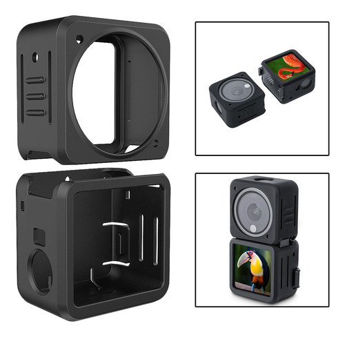 Action Camera Protective Case-anti Versão De Tela Dupla