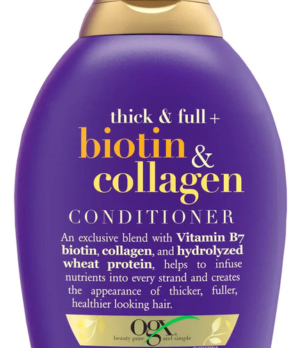 Ogx Biotin & Collagen Kit Shampoo + Acondicionador X 385ml