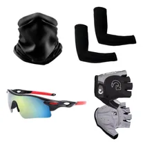 Comprar Kit Ciclismo Par De Luvas + Óculos + Acessórios