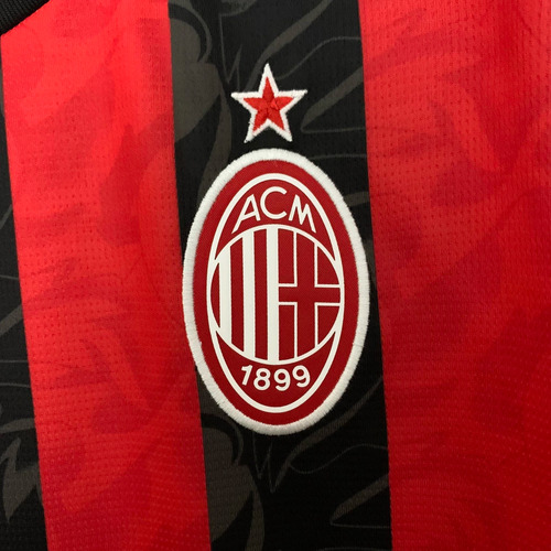 Nova Camisa Milan 25/26 Personalize Com Seu Nome E Número