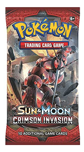 Pokemon Pok81249 Juego De Cartas Sun And Moon Crimson Invasi