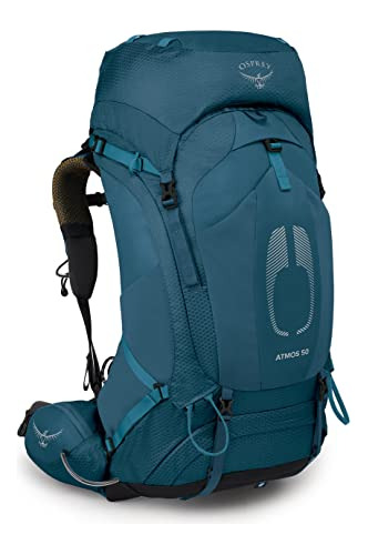 Mochila Camping Osprey Atmos Ag 50l Viaje Deporte -azul