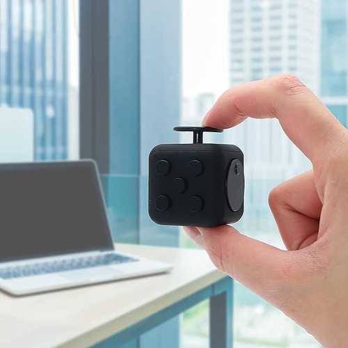 Fidget Cube - Juguete Anti Estrés Negro