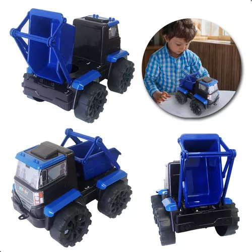 Brinquedo Grande Caminhão Carrinho Reforçado Caçamba Infanti Personagem  Caminhão Caçamba