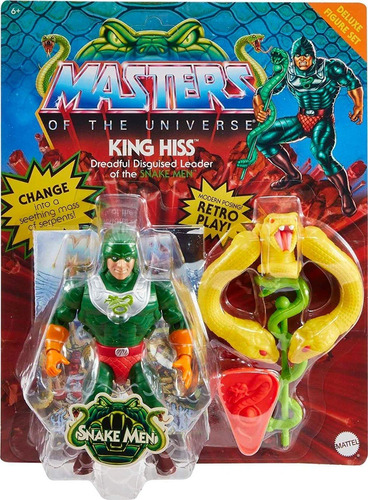 Masters Of The Universe Origins Deluxe Figure Wv 6 King Hiss