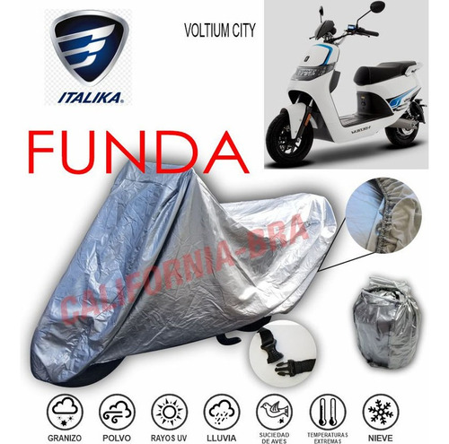 Manta Moto Eua Broche + Ojillos Suzuki V Strom 650 Abs