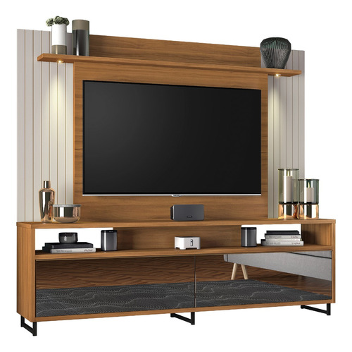 Mueble Para Tv/modular-centro De Entretenimiento Nt1080 Led