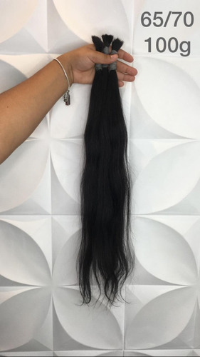 Cabelo Indiano 100% Humano (65/70cm 200g) Liso Ou Ondulado