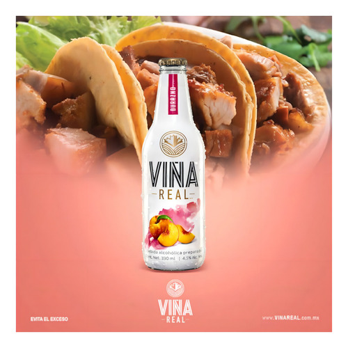 Cooler Viña Real Durazno 330 Ml