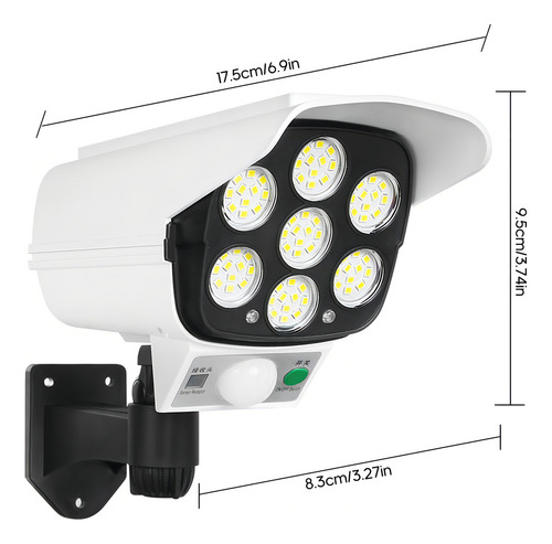 Lámpara Led Sensor De Movimiento Tipo Cámara